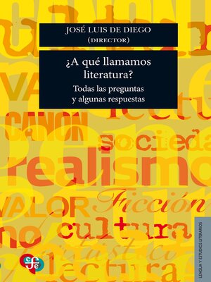 cover image of ¿A qué llamamos literatura?